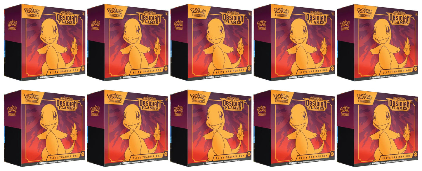 Scarlet & Violet: Obsidian Flames - Elite Trainer Box Case