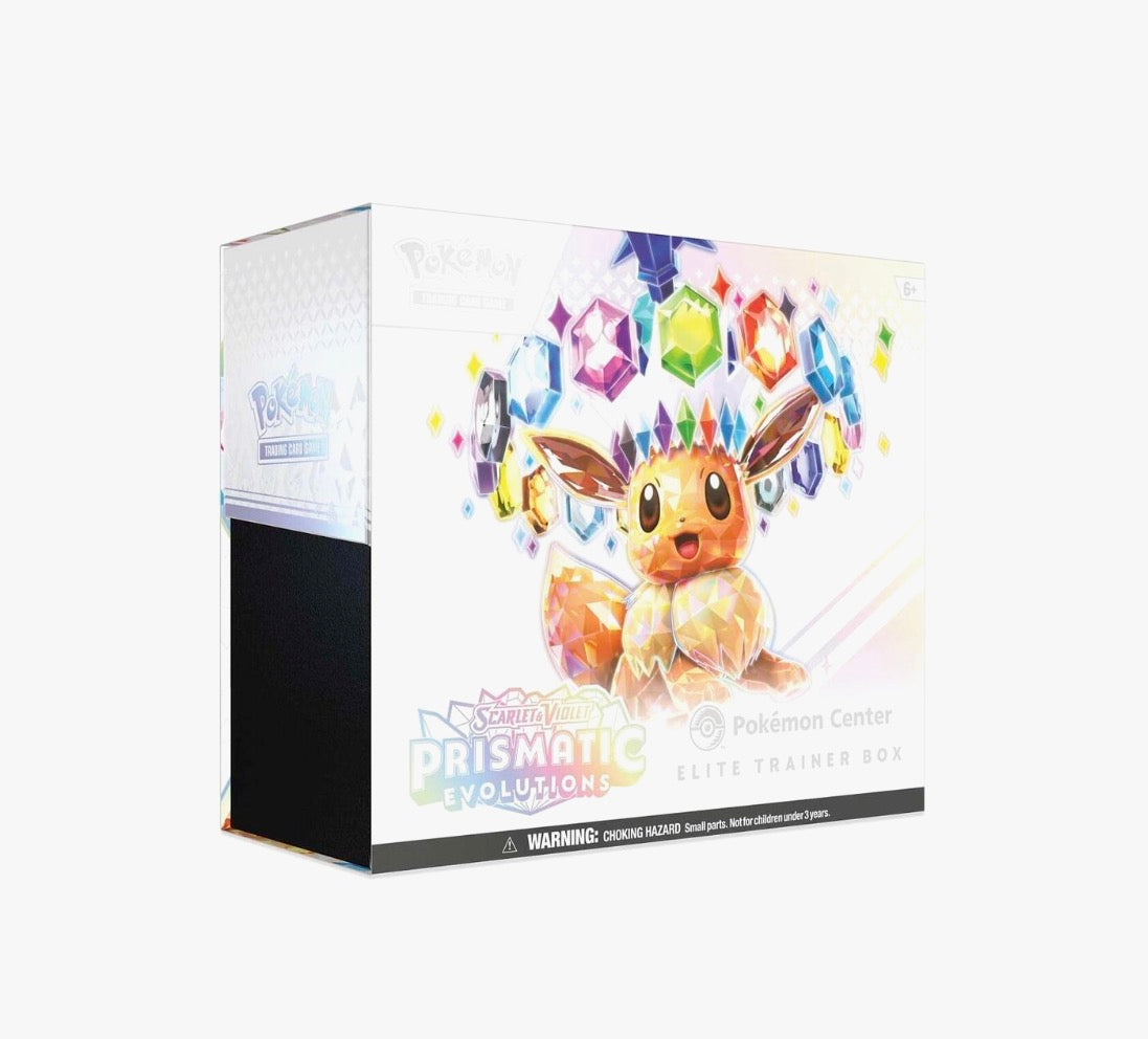 Prismatic Evolutions Pokemon Center Elite Trainer Box