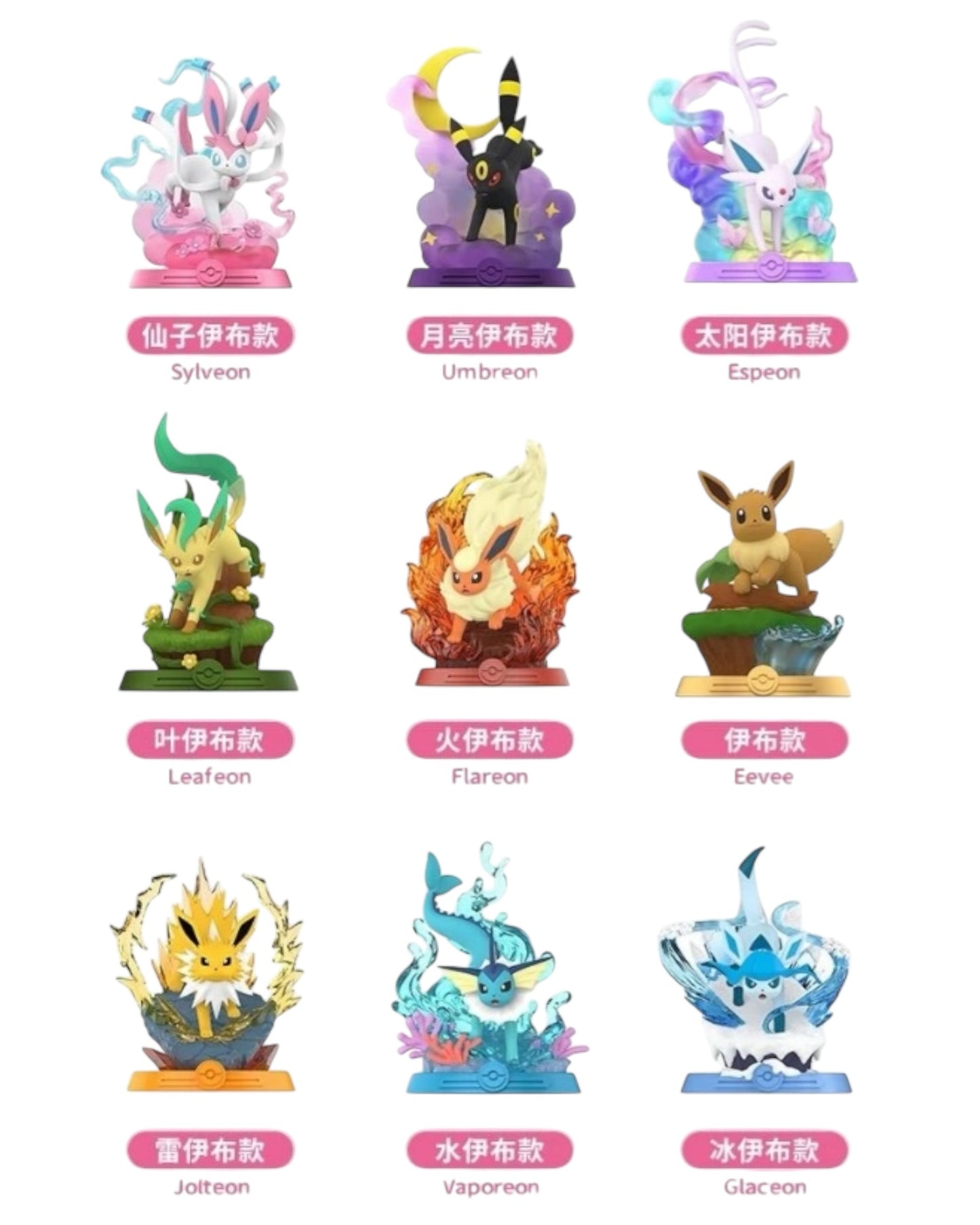 Pokémon Let’s go Eevee blind box Series Figurines