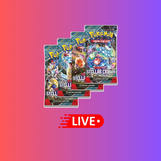 Stellar Crown booster pack Live Rips