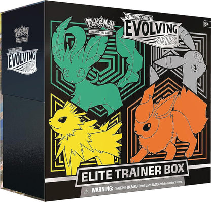 Pokémon TCG: Sword & Shield-Evolving Skies Elite Trainer Box set of two (2)