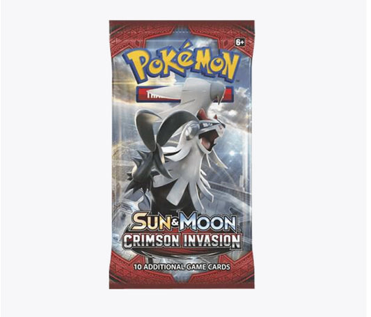 Pokemon TCG: Sun & Moon Crimson Invasion loose Booster Pack