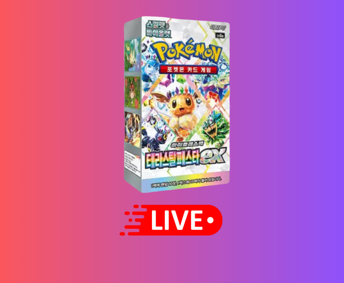 Pokémon Korean Terastal Festival Booster Box Live rip