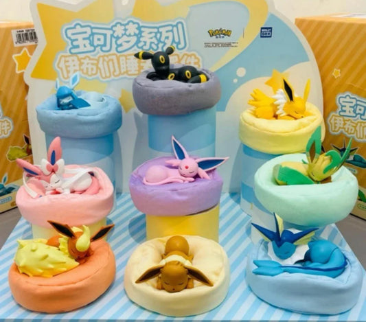 Pokémon sleeping bean bag in open box