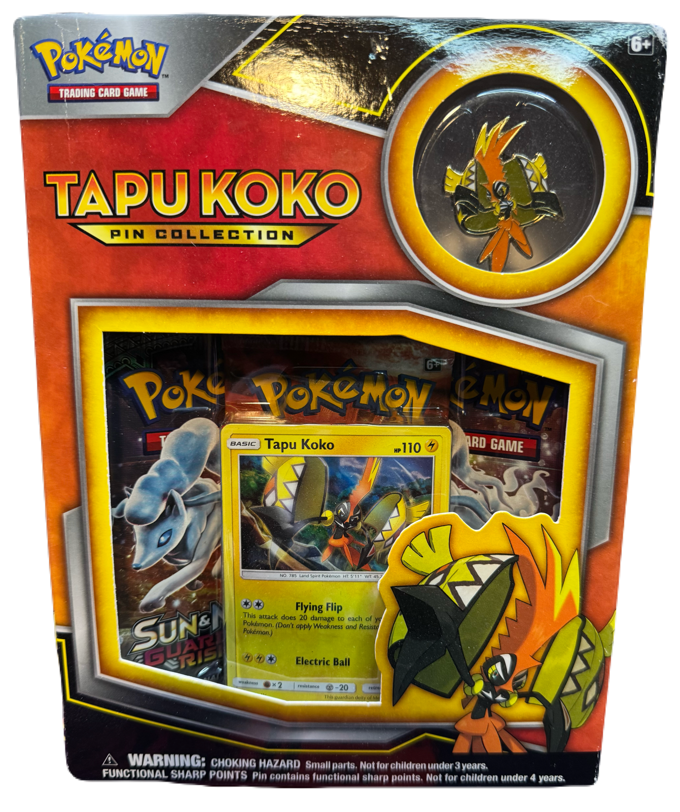 Tapu Koko Pin Collection - SM - Guardians Rising-